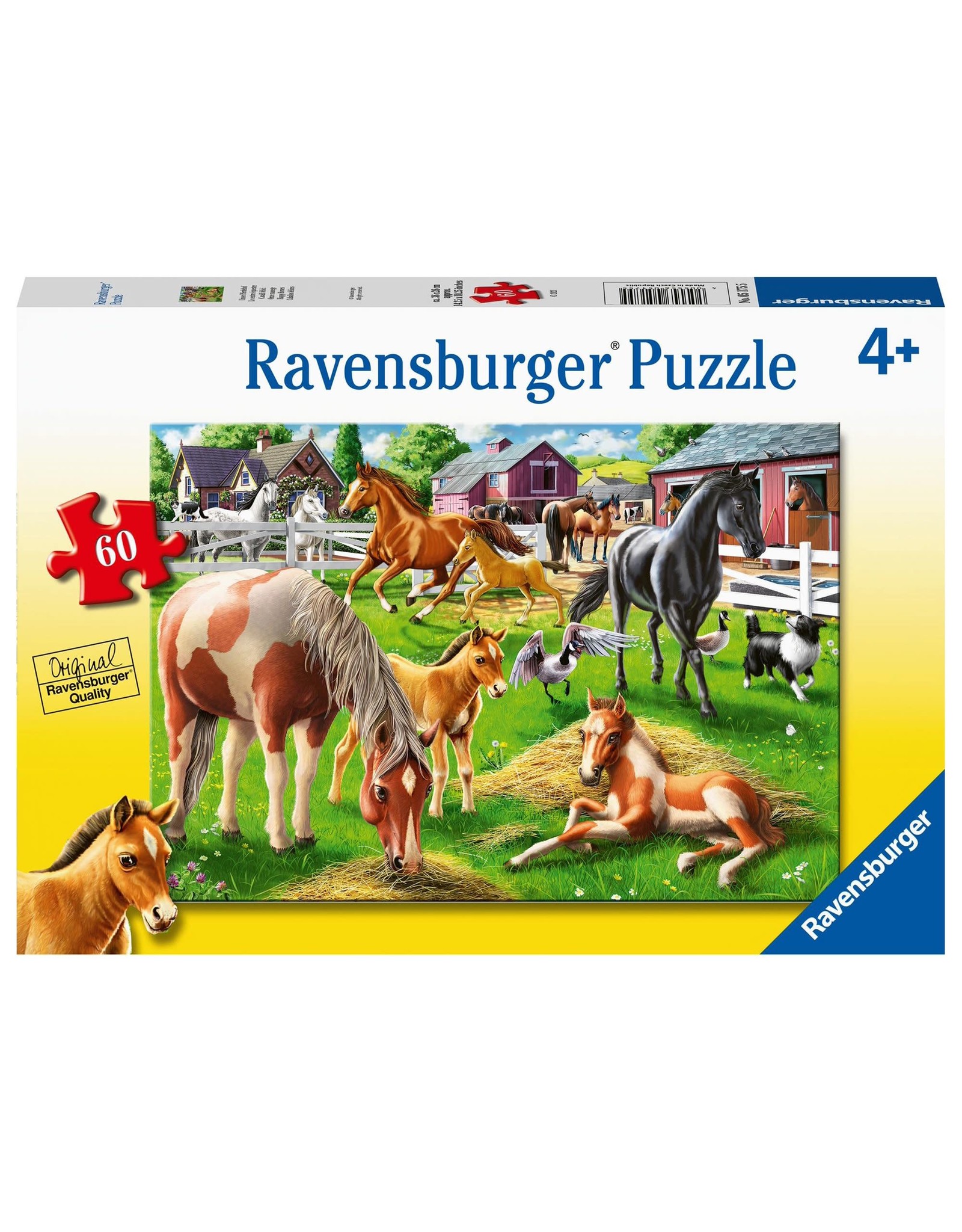 Ravensburger 60 pcs. Happy Horses Puzzle