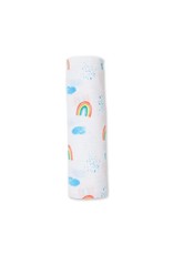 Lulujo Baby Lulujo Swaddle Blanket Muslin Cotton Rainbow Sky
