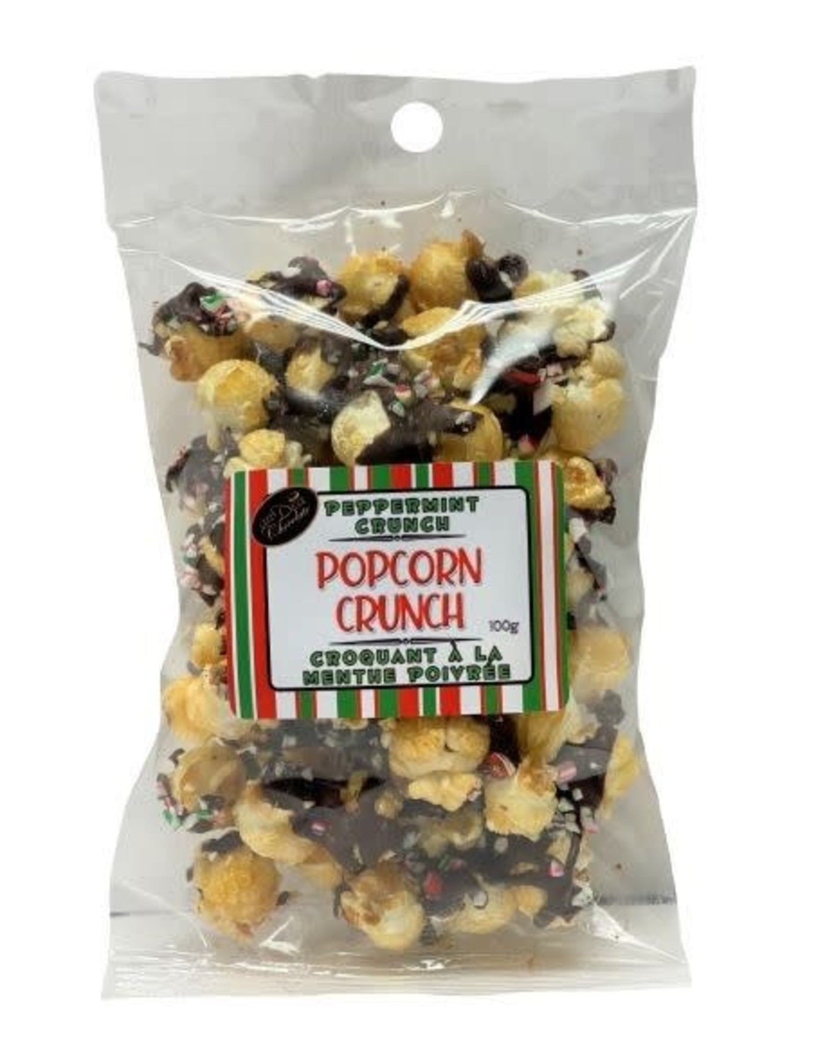 anDea Chocolates Peppermint Bark Dark Chocolate Caramel Corn Gift Bag