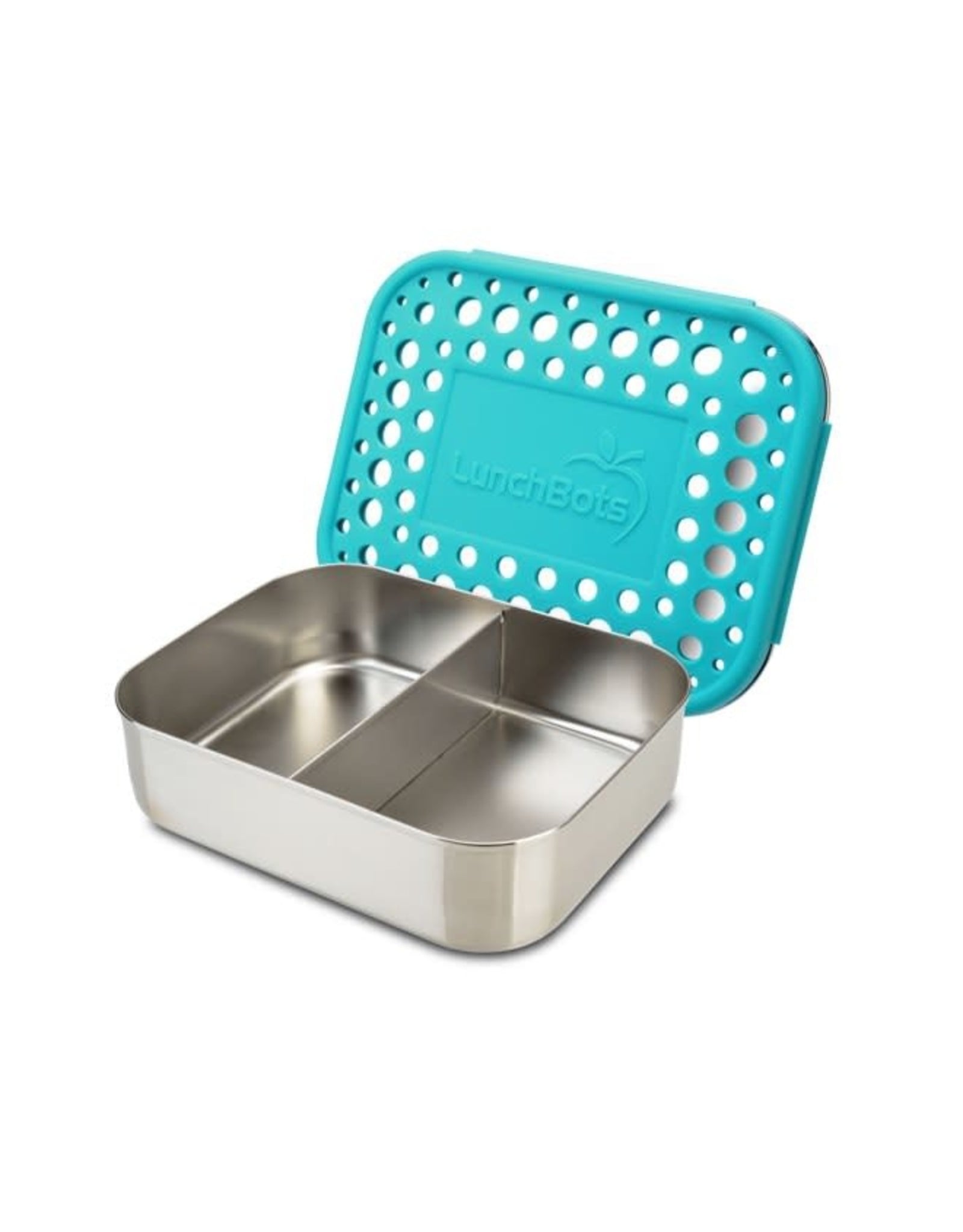 LunchBots LunchBots Medium Duo, Aqua Dots