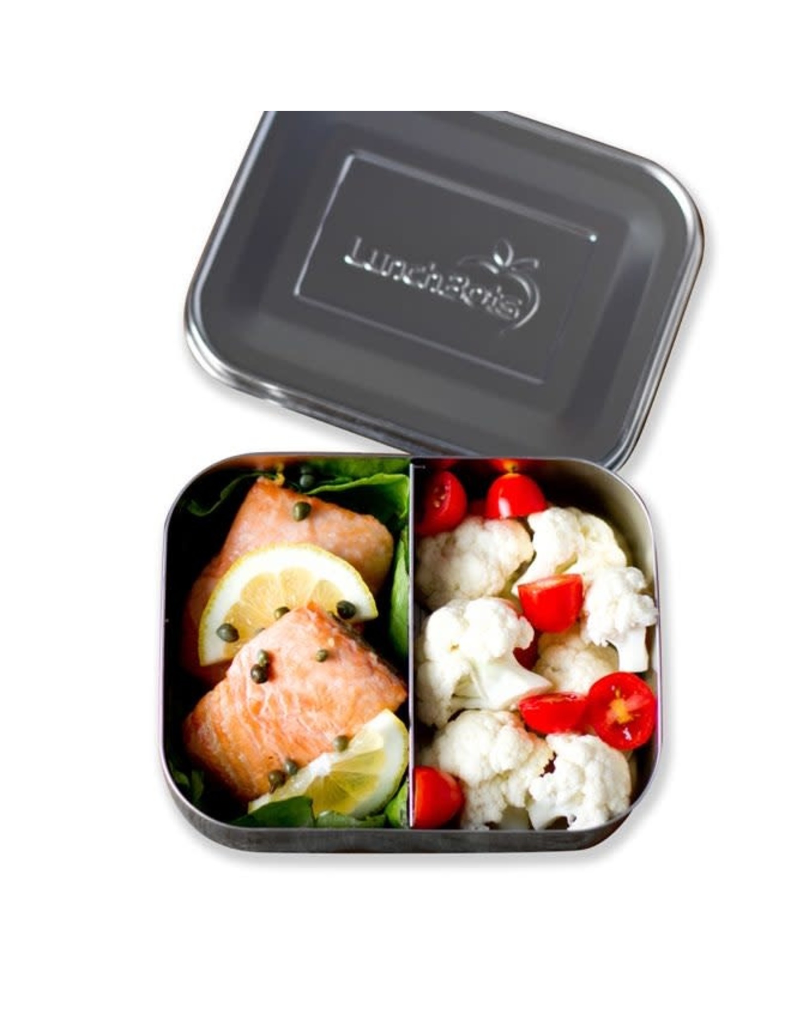 LunchBots LunchBots Medium Duo Green Dots