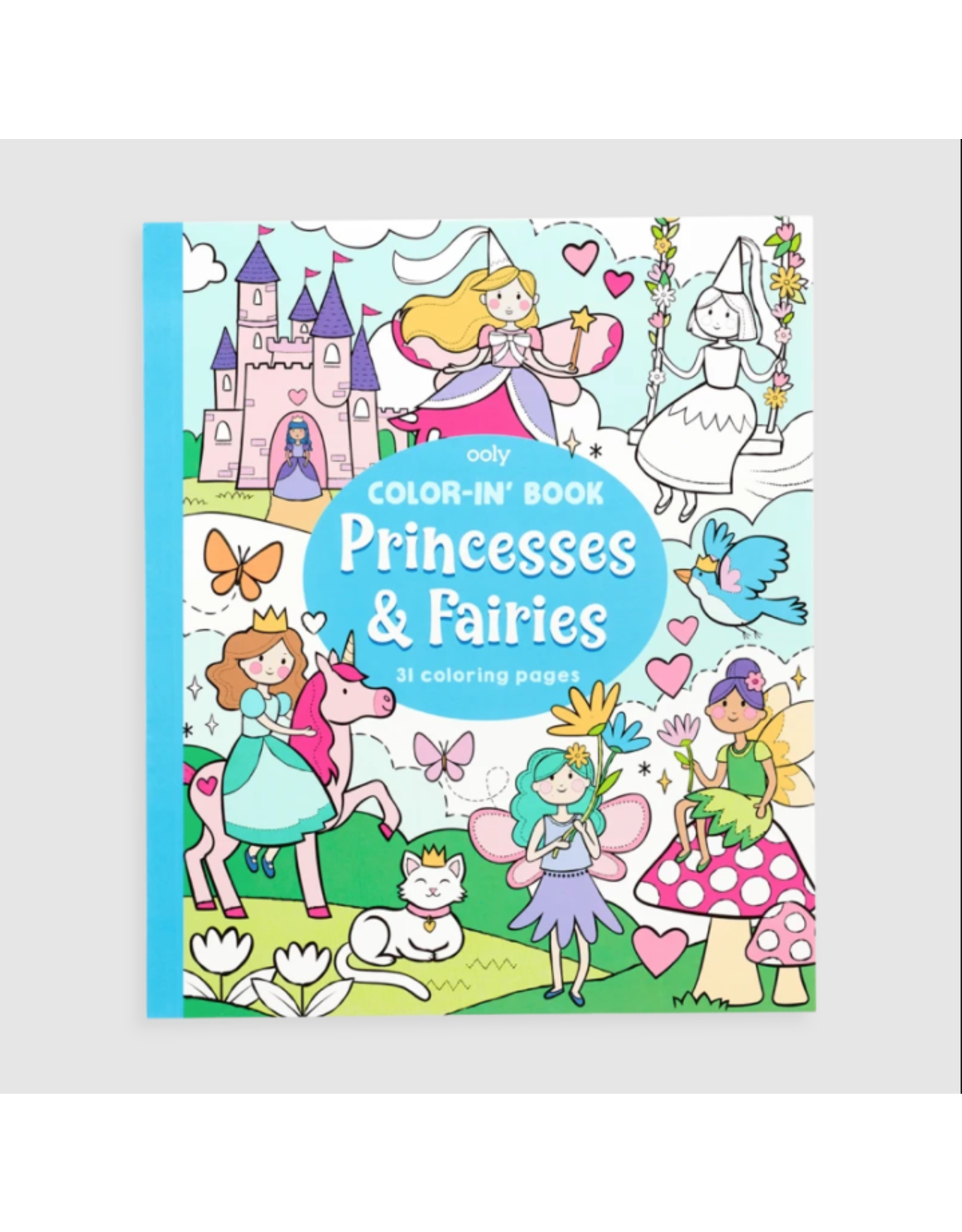 Ooly Colour In Book Princesses and Fairies