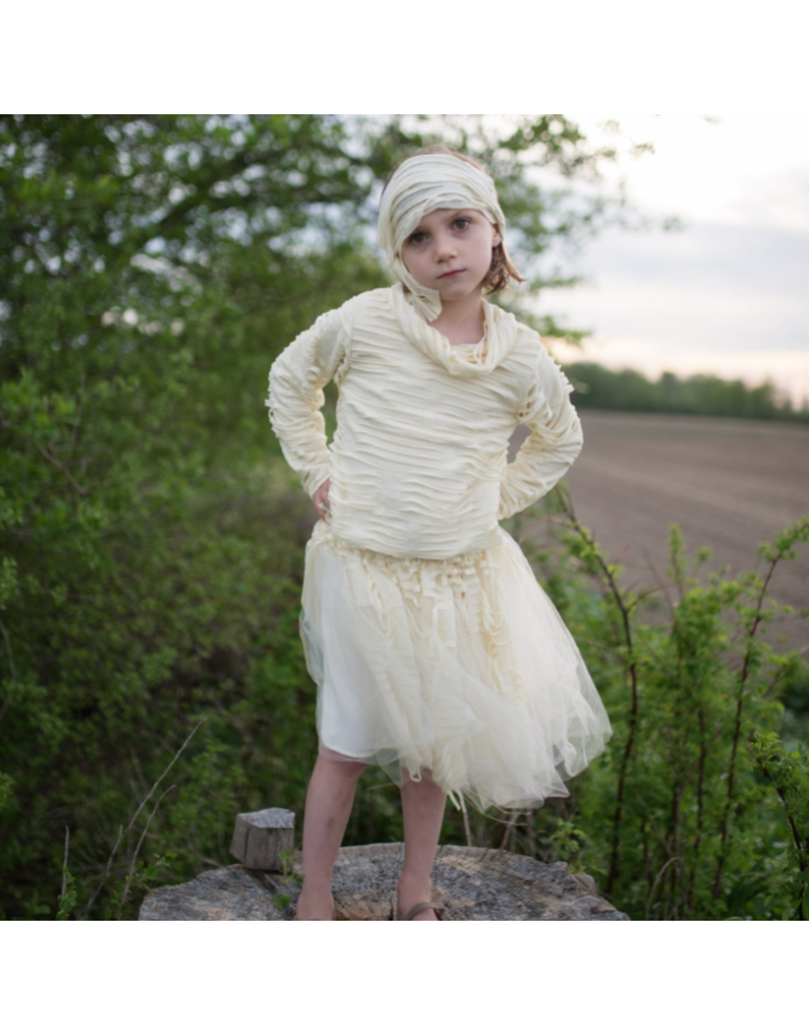 Great Pretenders Mummy Costume with Skirt, Beige, Size 5-6