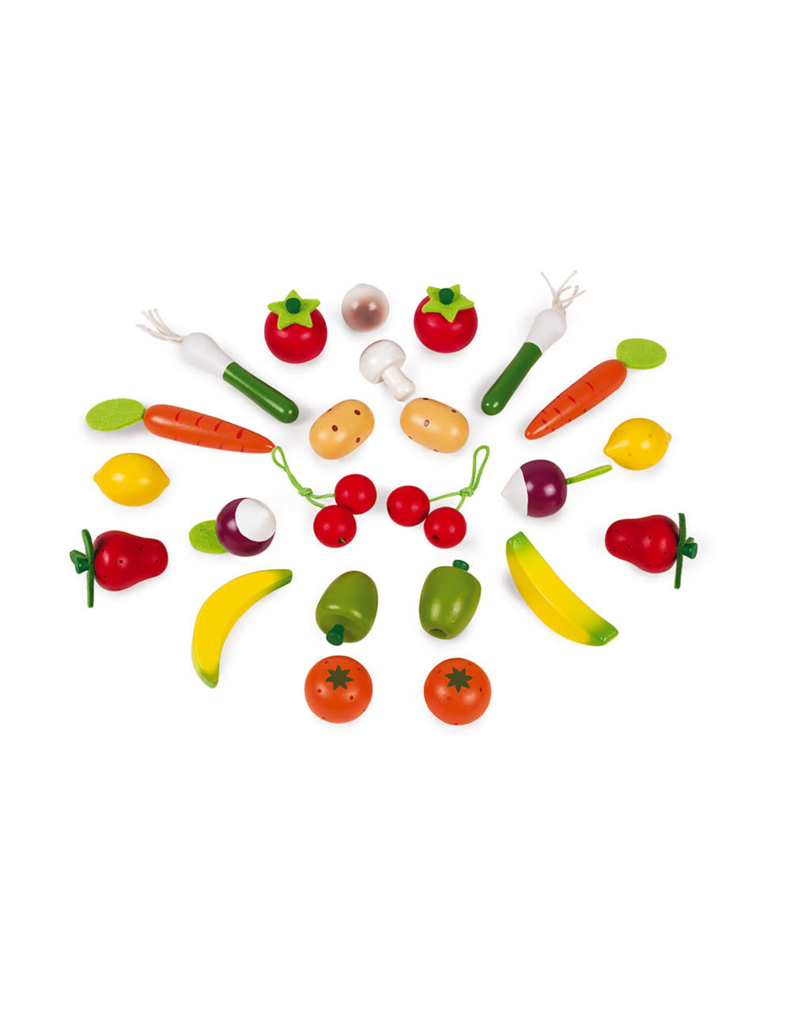 Janod Fruit & Vegetable Basket, 24pcs.
