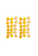 Grapat Wood Mandala Honeycombs 36 pcs (Yellows)
