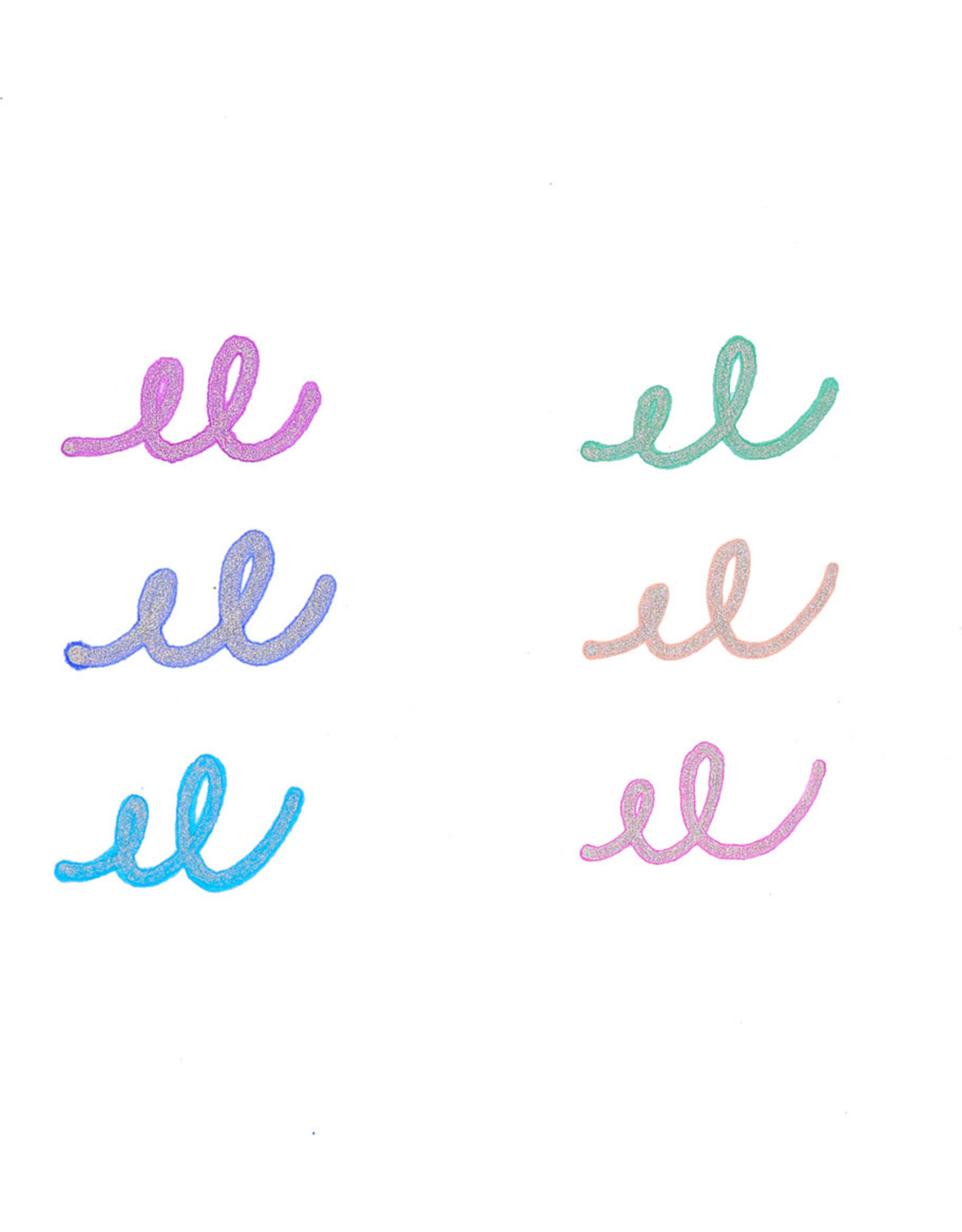 Ooly Silver Linings Outline Markers, Set of 6