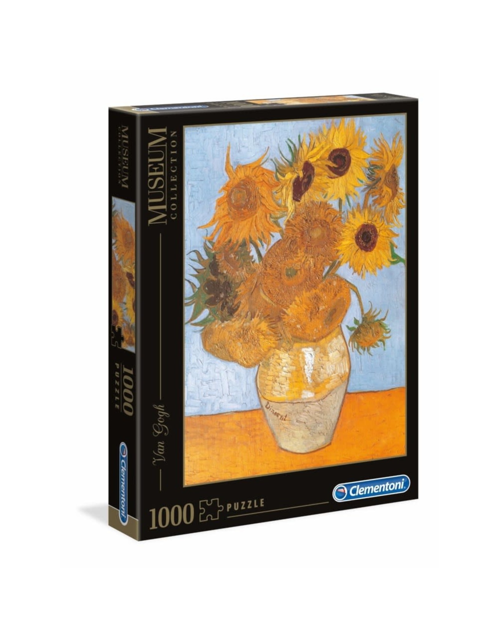 Clementoni 1000pc Museum Van Gogh Sun Flowers Puzzle