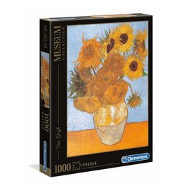 Clementoni 1000 pcs. Museum Van Gogh, Sun Flowers Puzzle