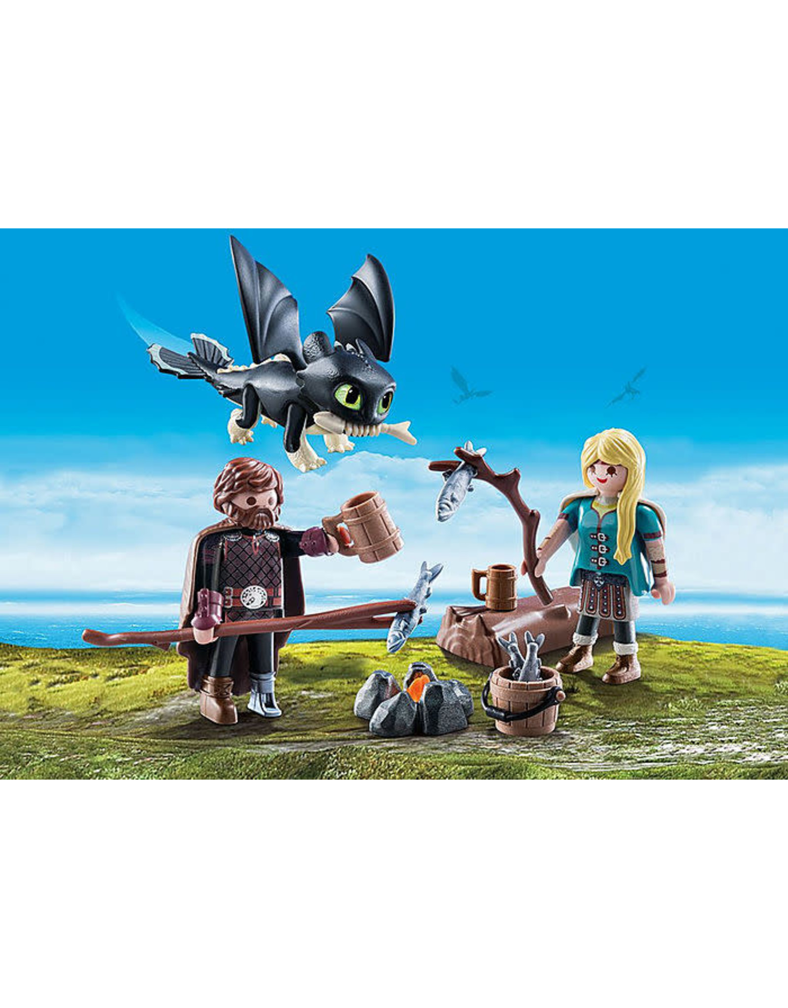 Playmobil Hiccup and Astrid Playset