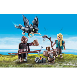 Playmobil Hiccup and Astrid Playset