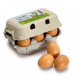 ERZI Brown Eggs Six Pack