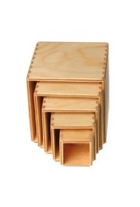 Grimm's Spiel & Holz Design Small Stacking Boxes Natural