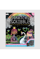 Ooly Scratch & Scribble Art Kit Princess Garden