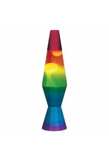 Schylling 11.5" Lava Lamp, Tricolor Rainbow