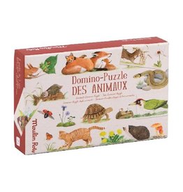 Moulin Roty The Gardener, Animals Domino Puzzle