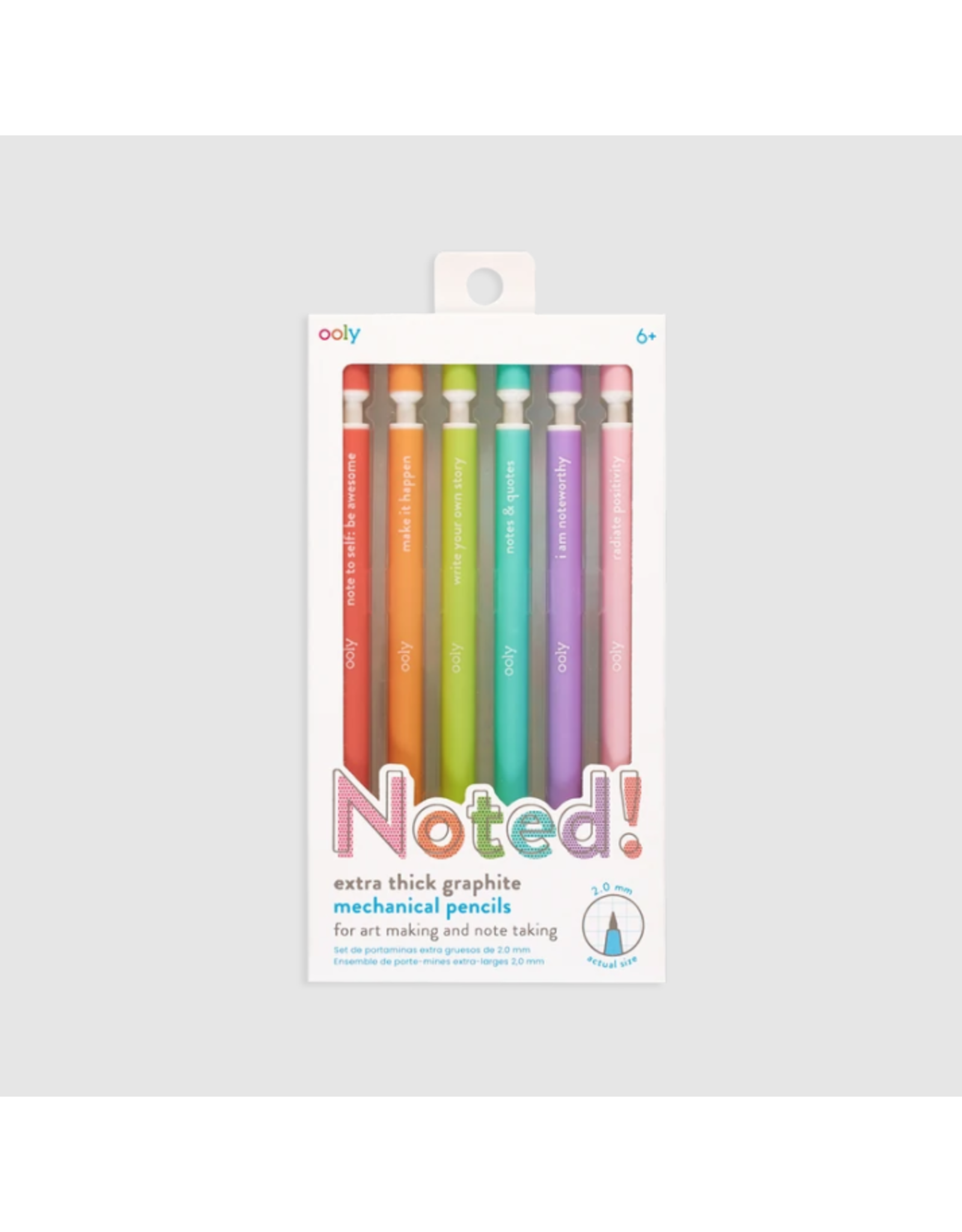 Ooly Noted! Graphite Mechanical Pencils Set of 6