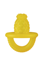 Itzy Ritzy Teensy Teether Soothing Silicone Teether, Pineapple