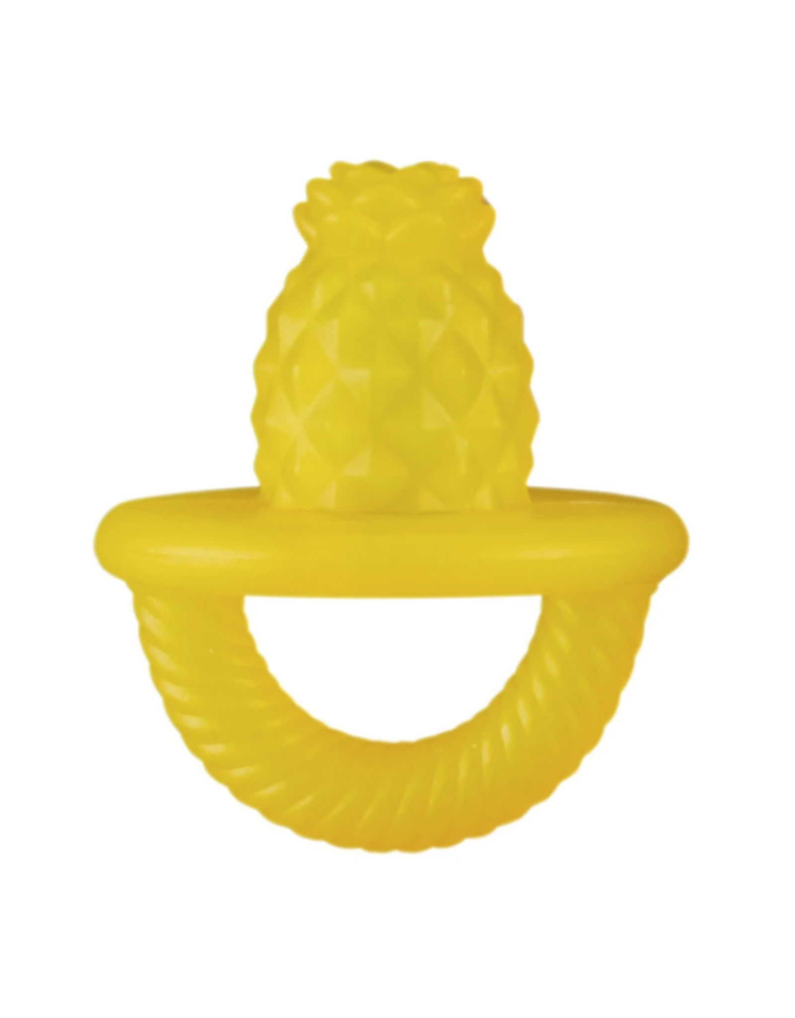 Itzy Ritzy Teensy Teether Soothing Silicone Teether, Pineapple