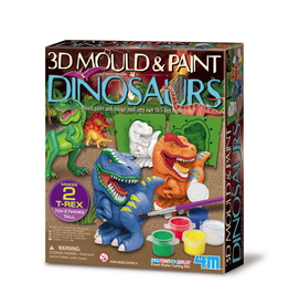 4M 3D Mould & Paint Dinosaurs