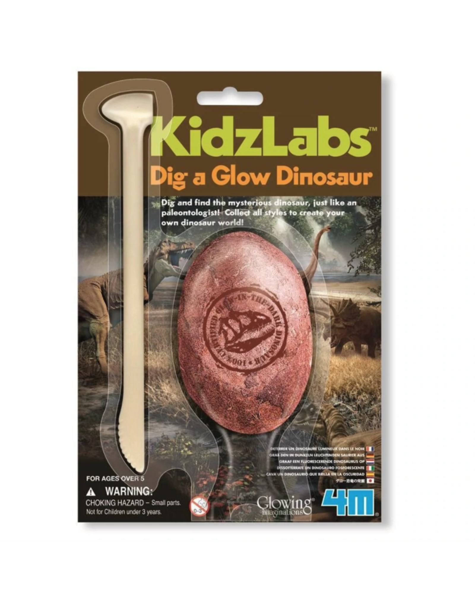4M Dig a Glow Dinosaur