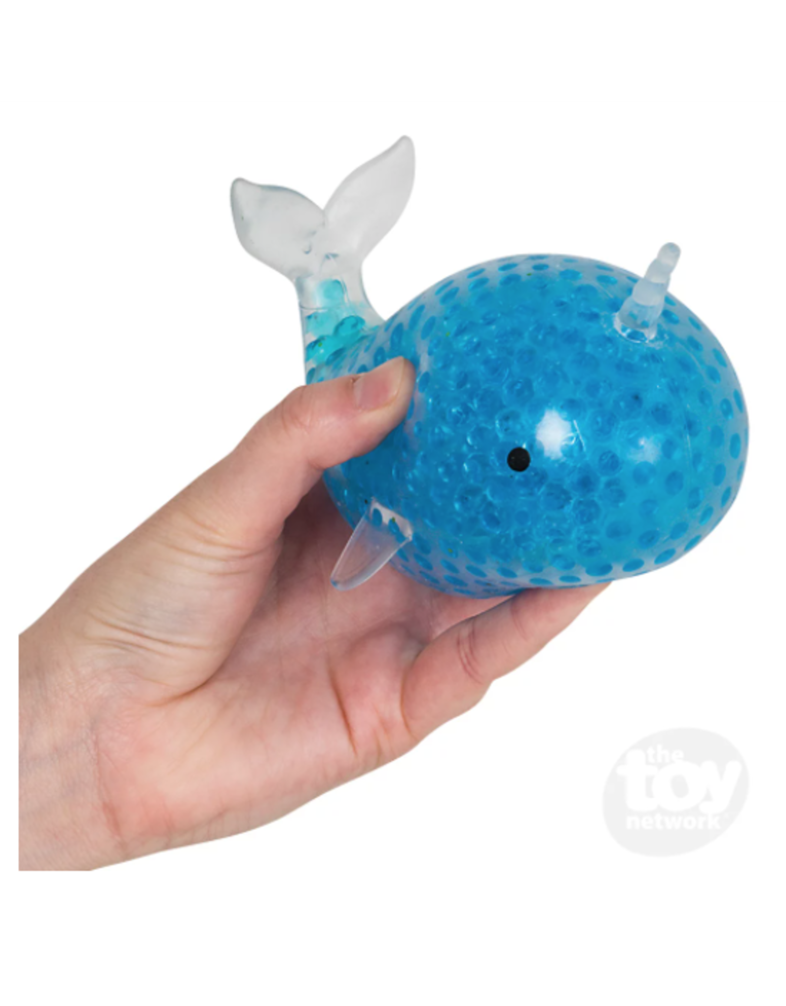 The Toy Network 5" Light-Up Squeezy Bead Narwhal