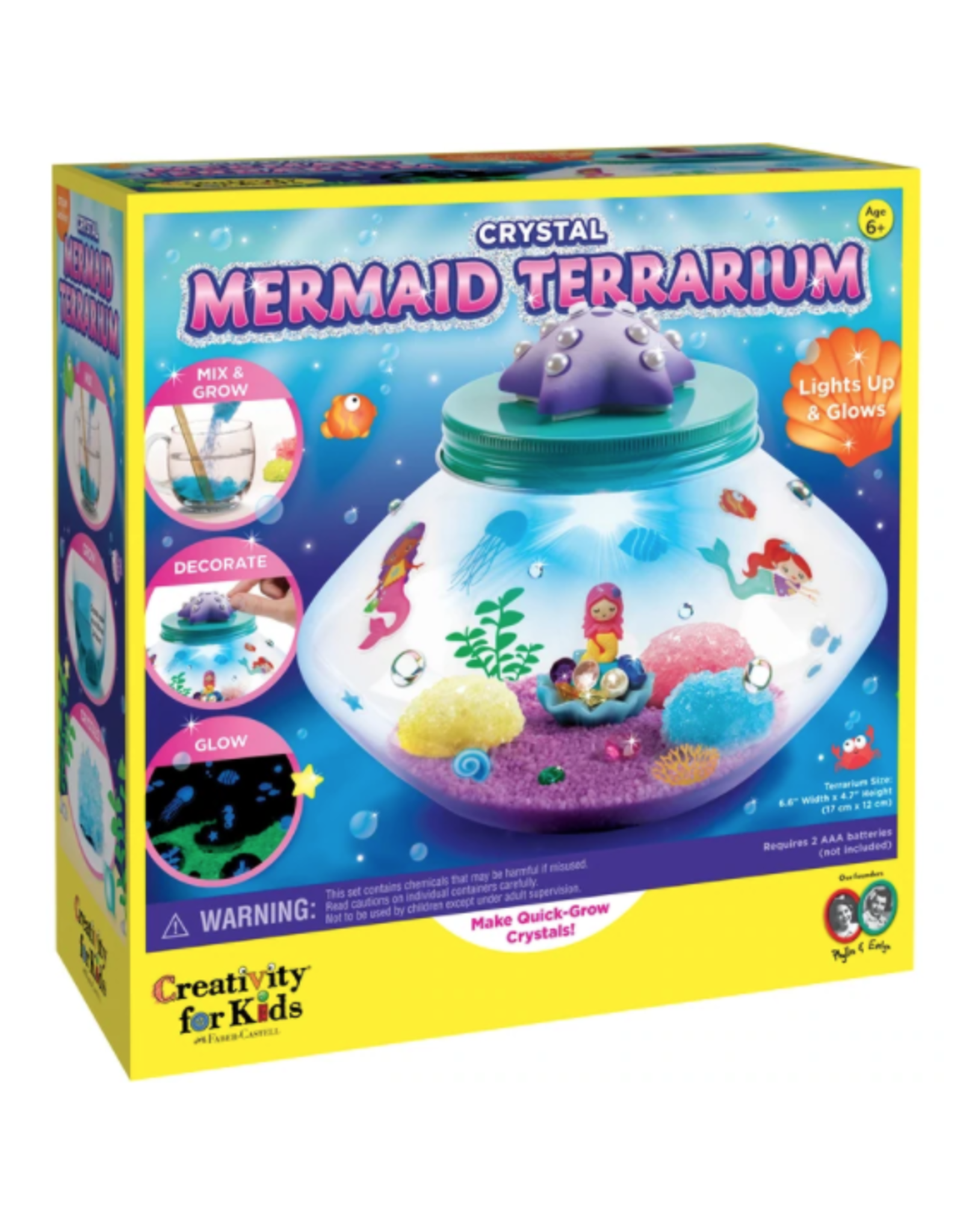 Creativity For Kids Crystal Mermaid Terrarium