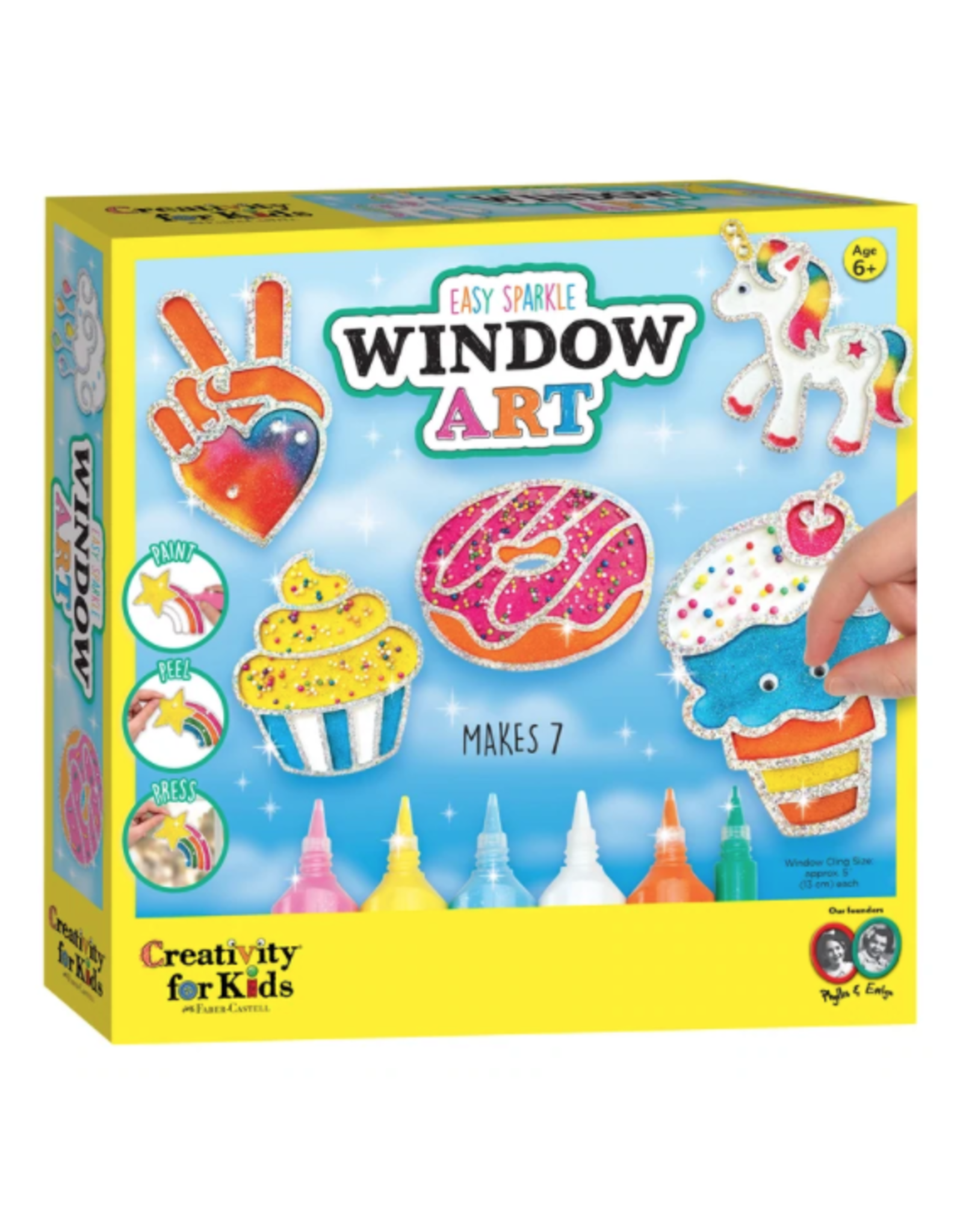 Creativity For Kids Rainbow Sprinkles Easy Sparkle Window Art