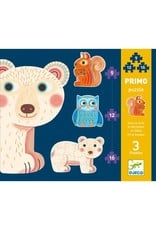 Djeco 9 12 16 Pieces Primo Puzzle In the Forest