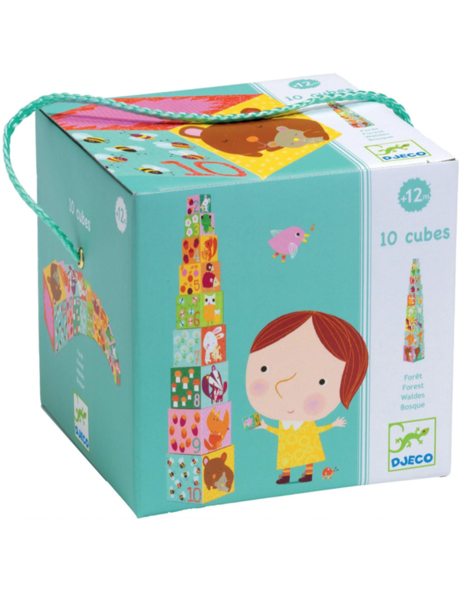 Djeco Stacking Cubes Forest