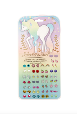 Great Pretenders Whimsical Unicorn Sticker Earrings, 30 pairs