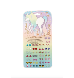 Great Pretenders Whimsical Unicorn Sticker Earrings, 30 pairs