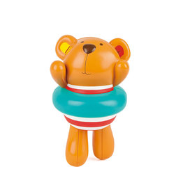 Hape Swimmer Teddy WInd-Up Toy