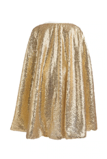 Great Pretenders Gracious Golden Glam Sequins Cape, Size 5-6