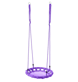 HearthSong ColorBurst Round Swing Purple