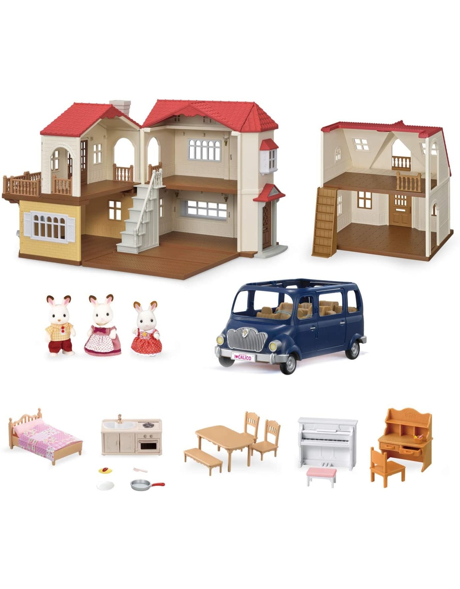Calico Critters Calico Critters Red Roof Mansion Gift Set
