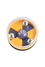 Mini Spinning Pinball Press Down, Navy Yellow