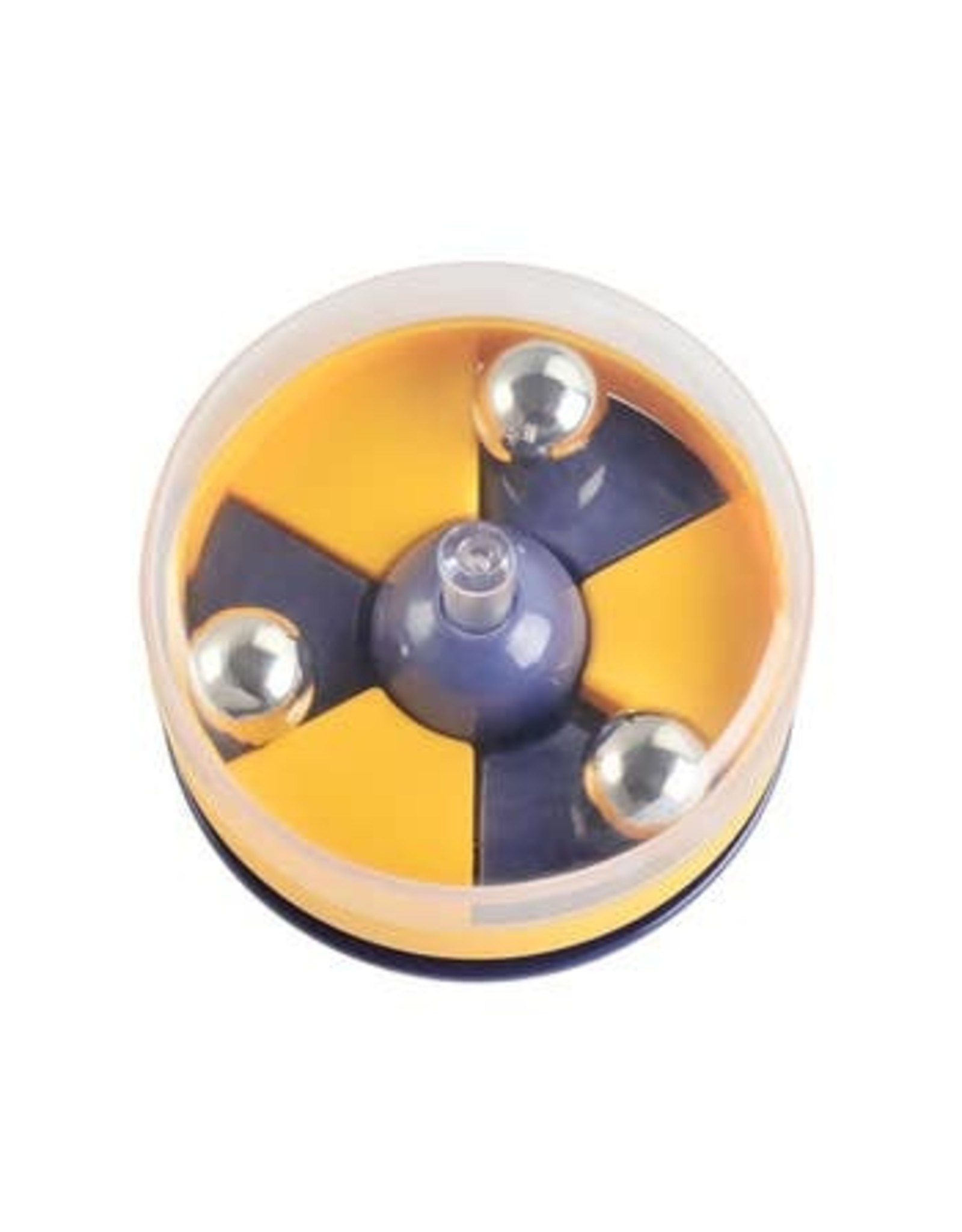 Mini Spinning Pinball Press Down, Navy Yellow