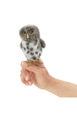 Folkmanis Mini Spotted Owl Finger Puppet