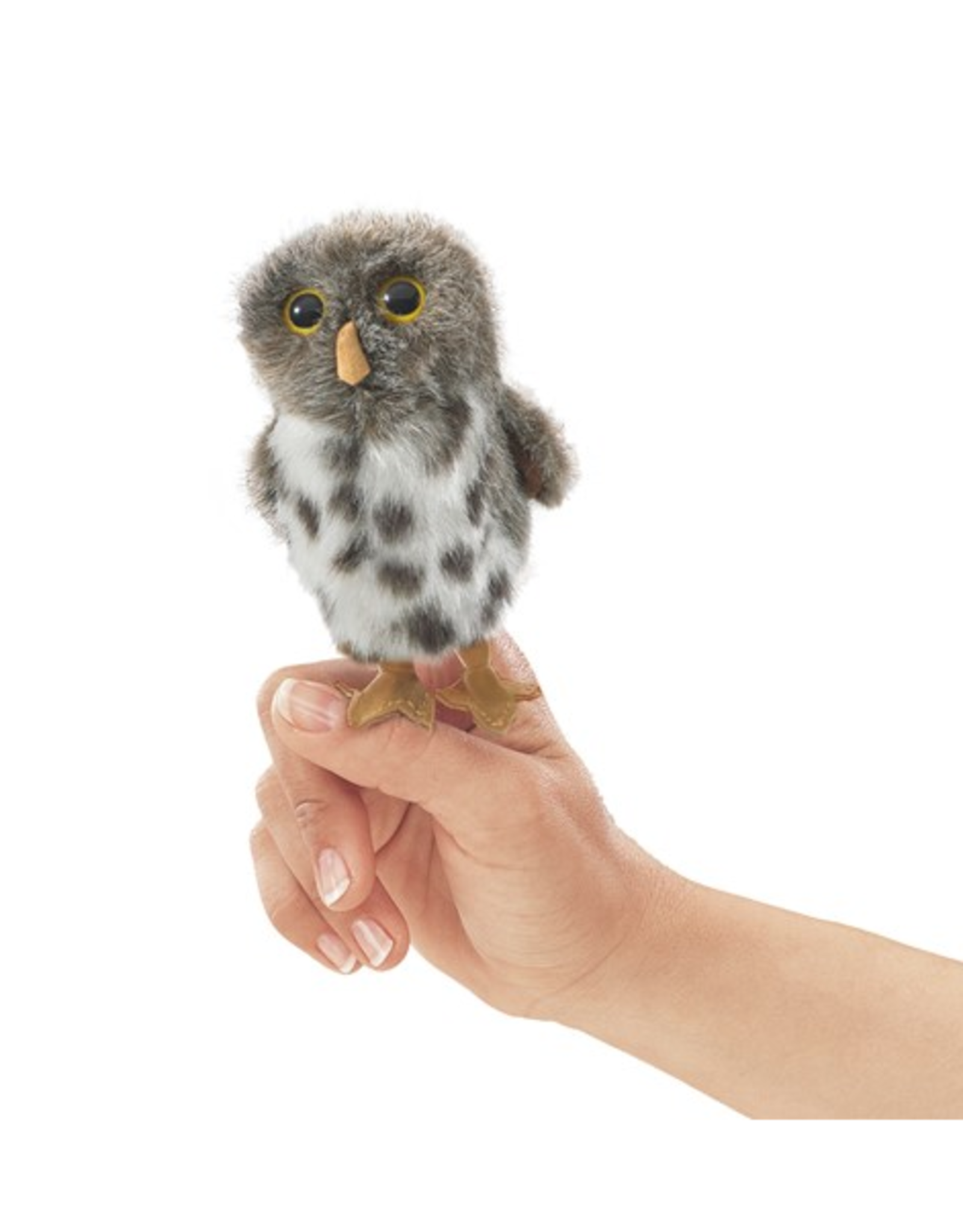 Folkmanis Mini Spotted Owl Finger Puppet