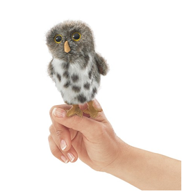 Folkmanis Mini Finger Puppet, Spotted Owl