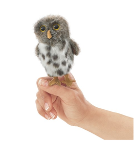 Folkmanis Mini Spotted Owl Finger Puppet