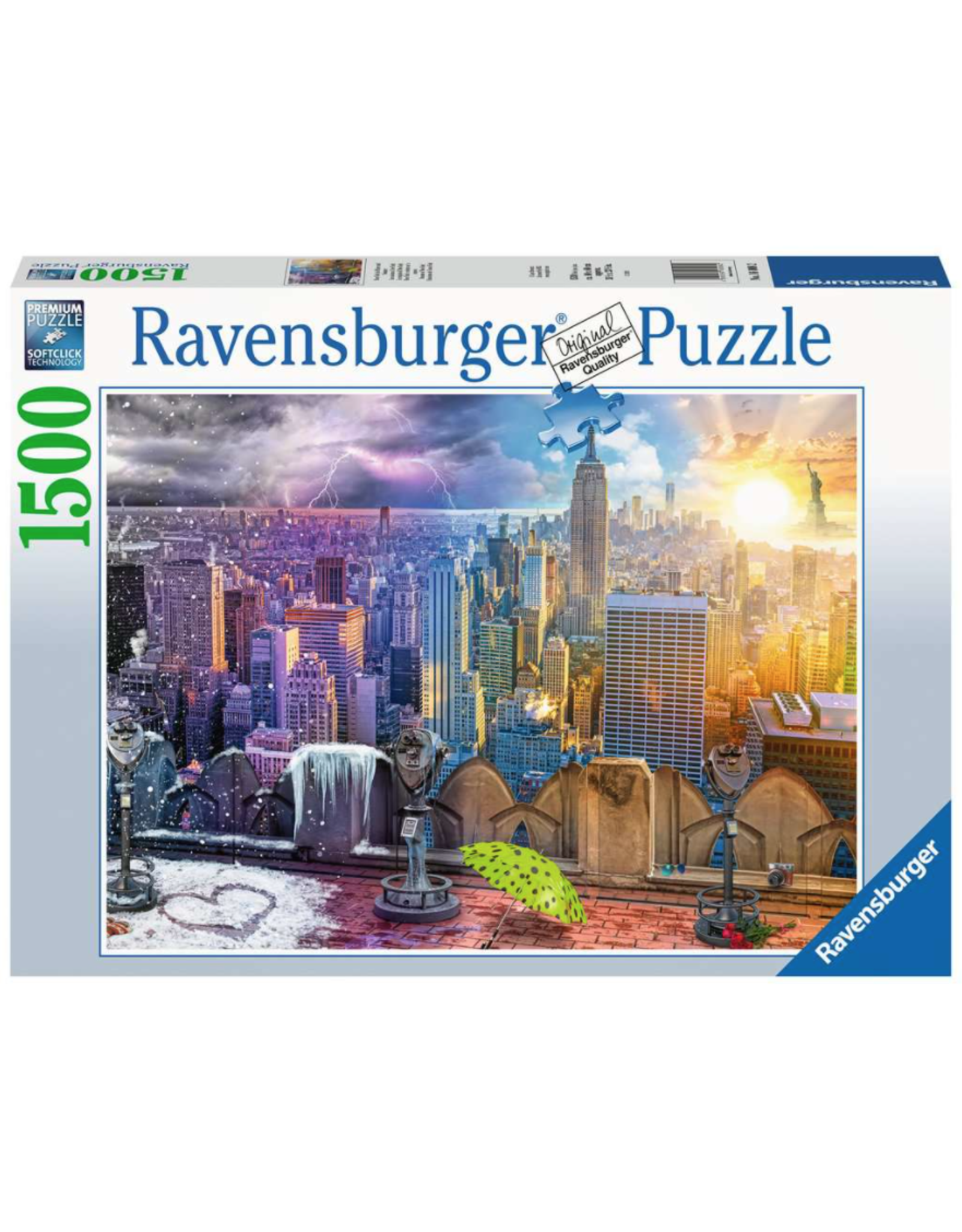 Ravensburger 1500 pcs. New York Winter & Summer Puzzle