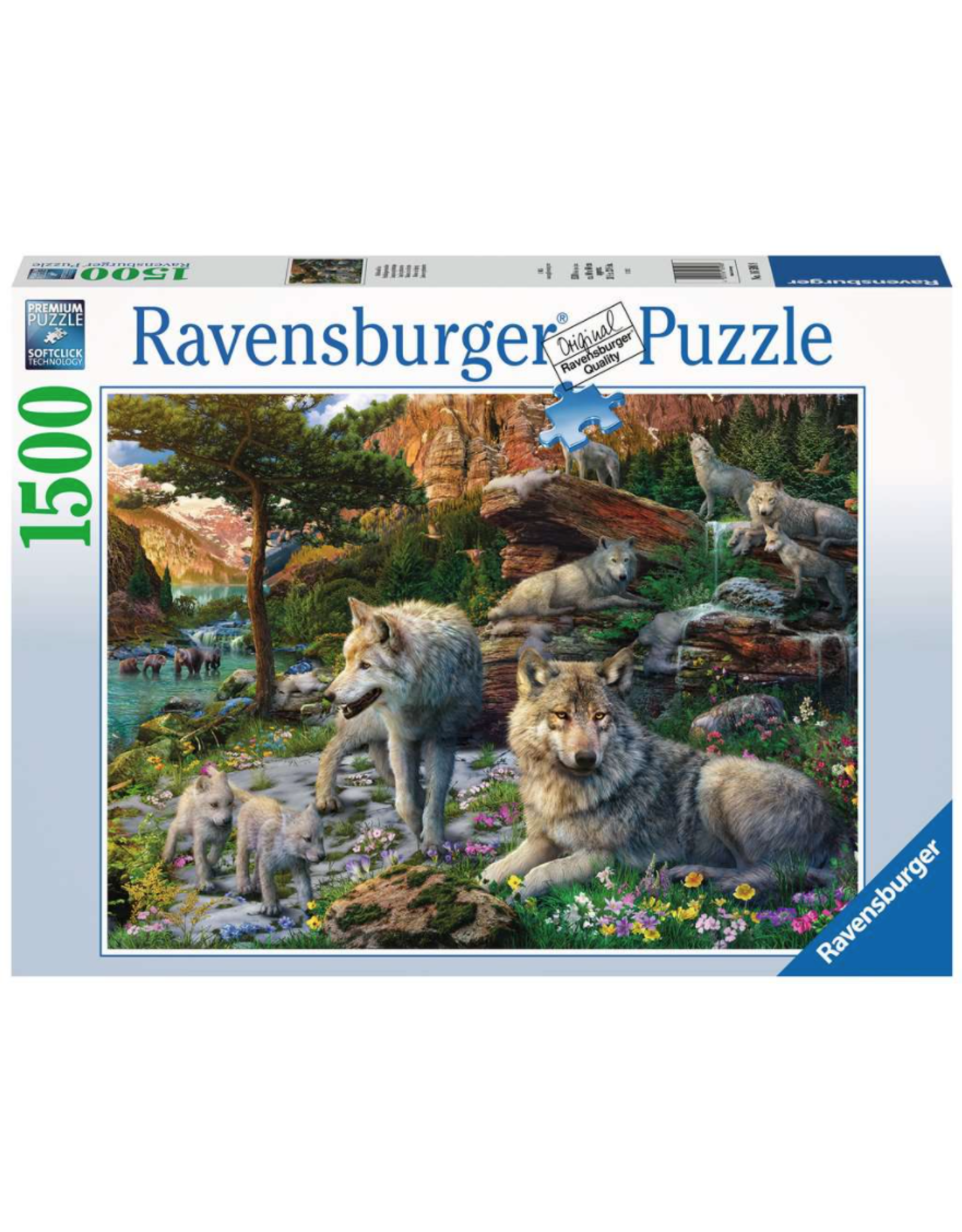 Ravensburger 1500 pcs. Wolves in Spring Puzzle