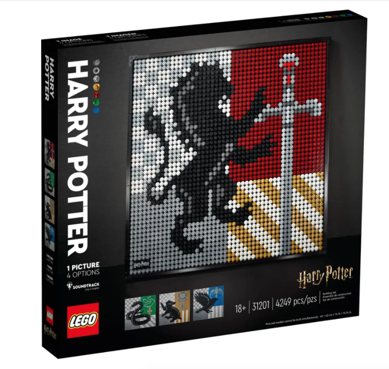 New Lego Harry Potter Hogwarts Crest $3.00, Le Creuset Tea Kettle $1.99 :  r/ThriftStoreHauls