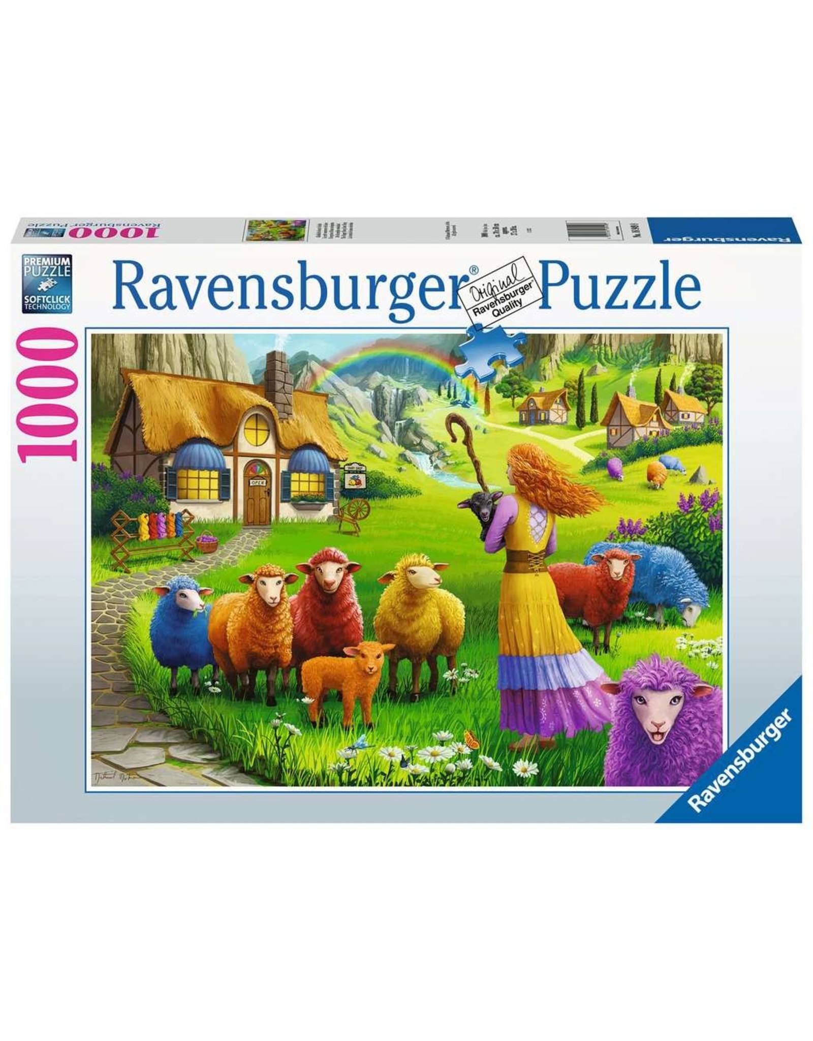 Ravensburger The Happy Sheep Yarn Shop 1000 Piece Puzzle