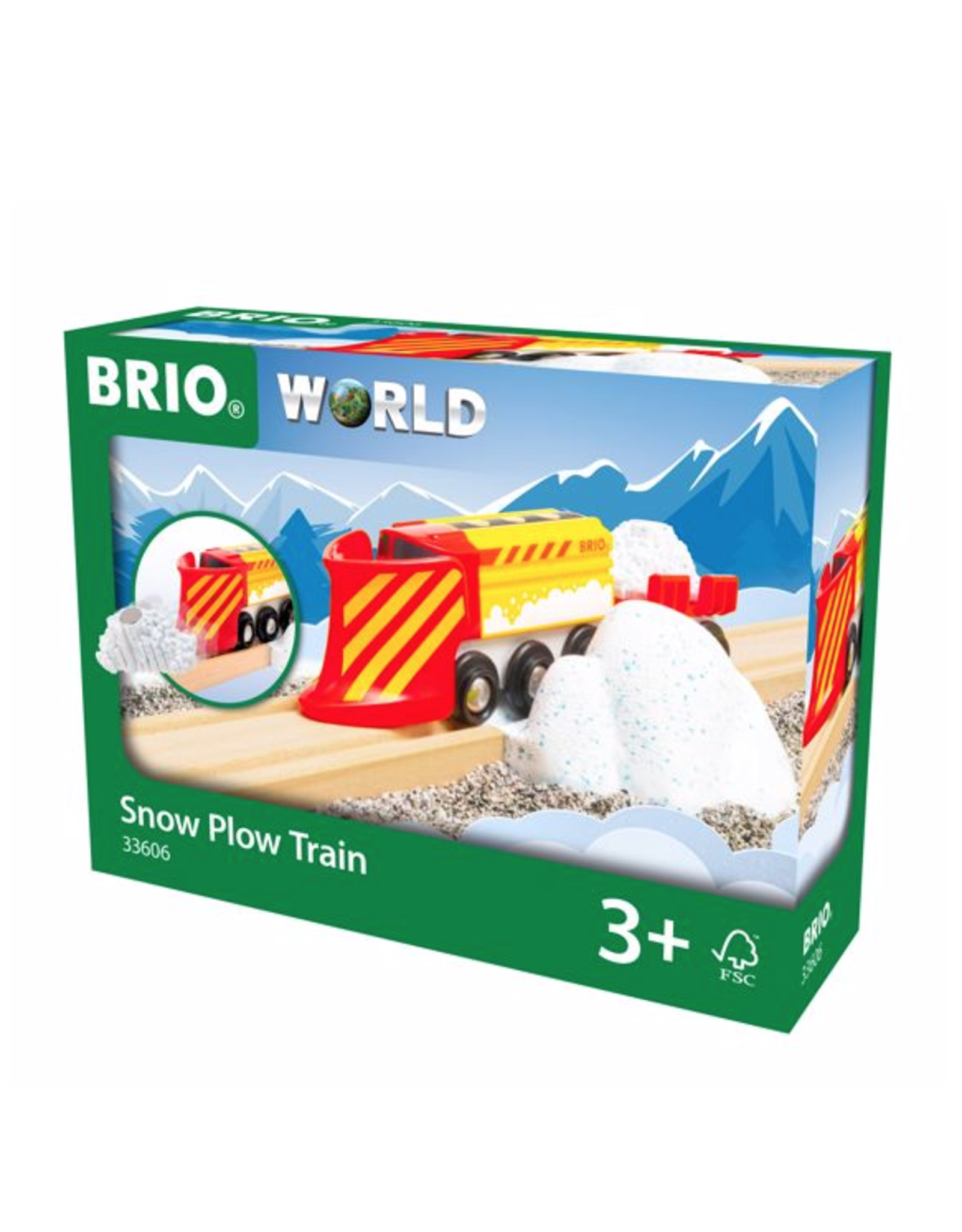 Brio Snow Plow Train