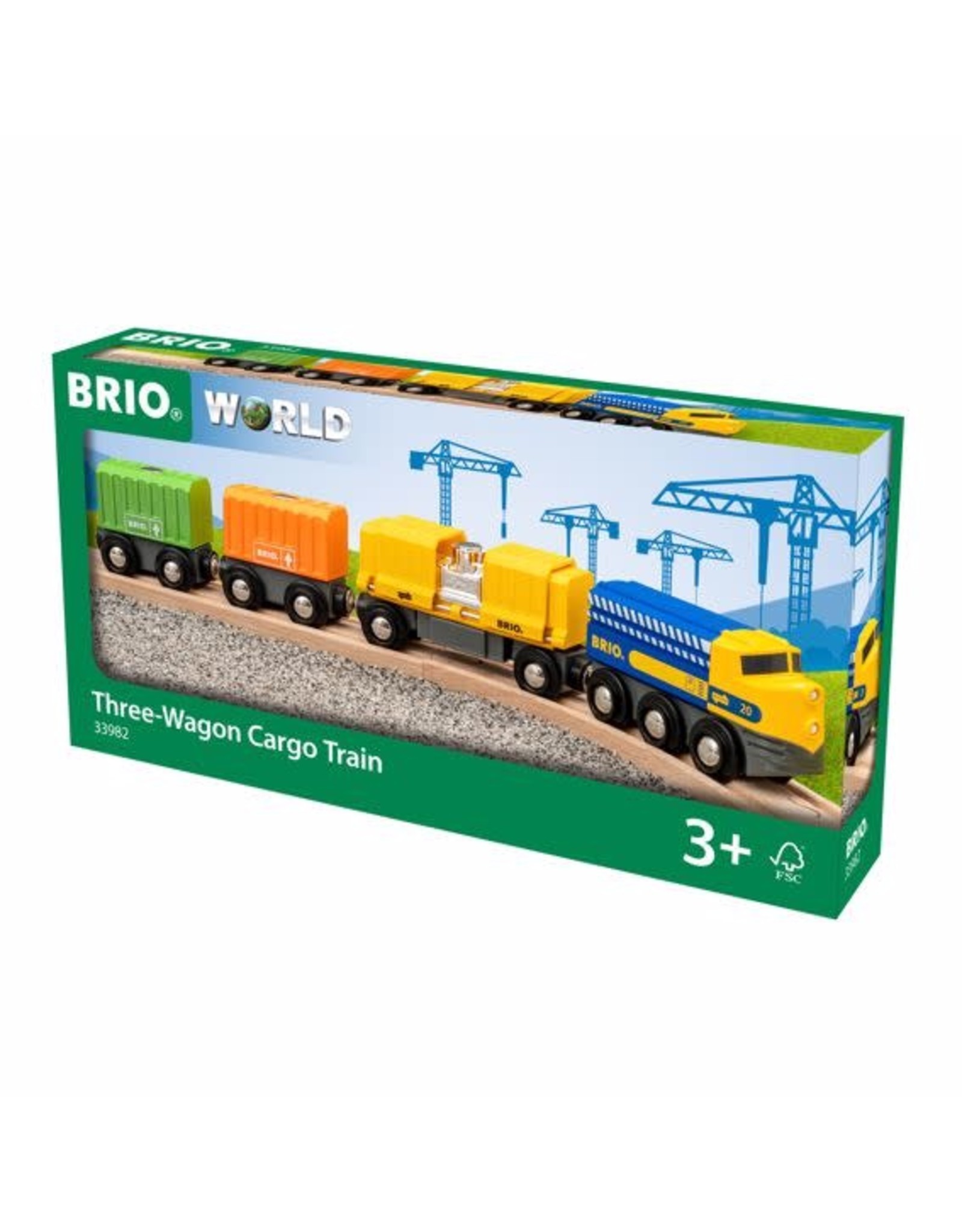 Brio Three Wagon Cargo Train