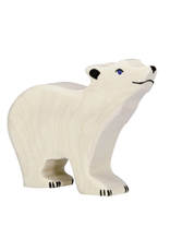 Holztiger Polar Bear Cub, Head Raised