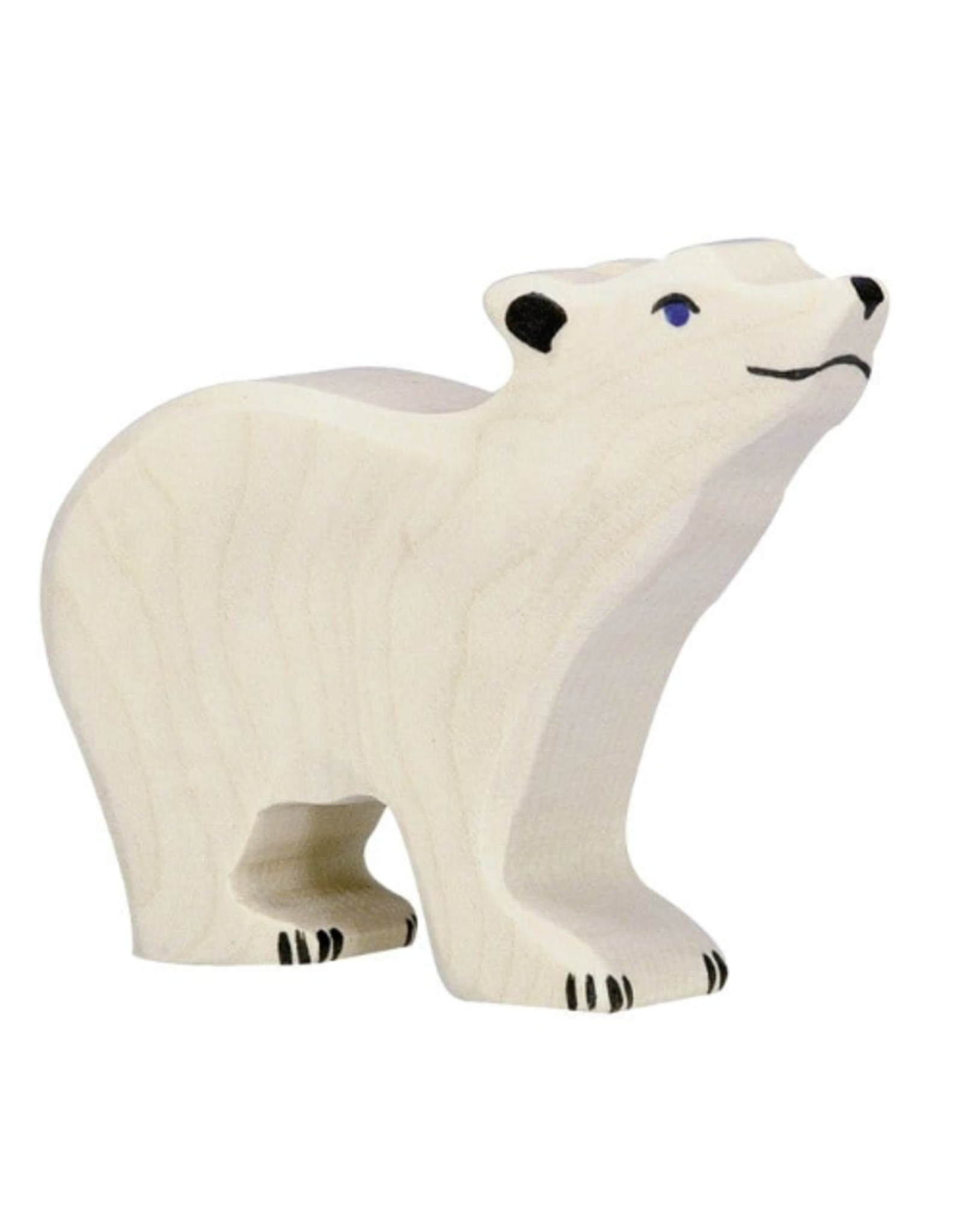 Holztiger Polar Bear Cub, Head Raised