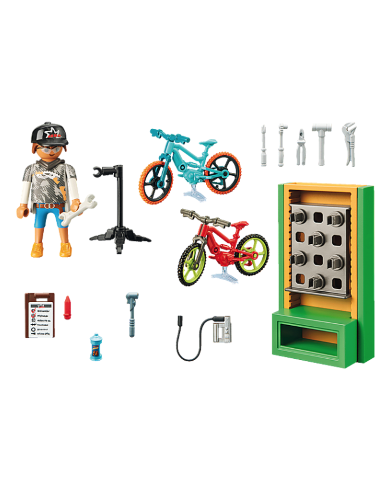 Playmobil Bike Workshop Gift Set